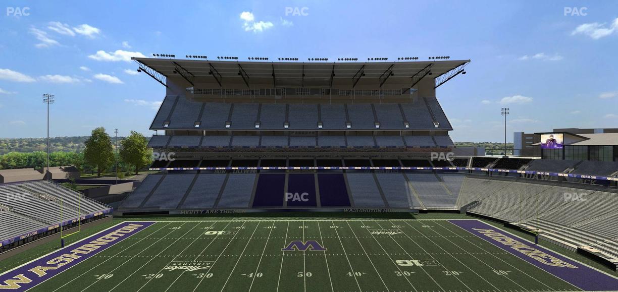 Husky Stadium - Section 329 Seat View