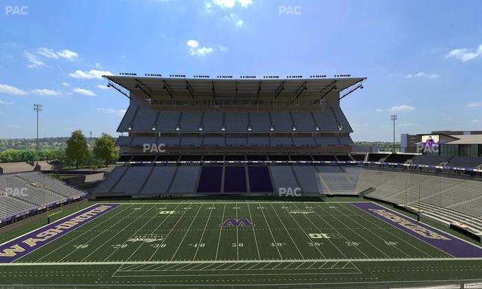 Husky Stadium - Section 329 Seat View