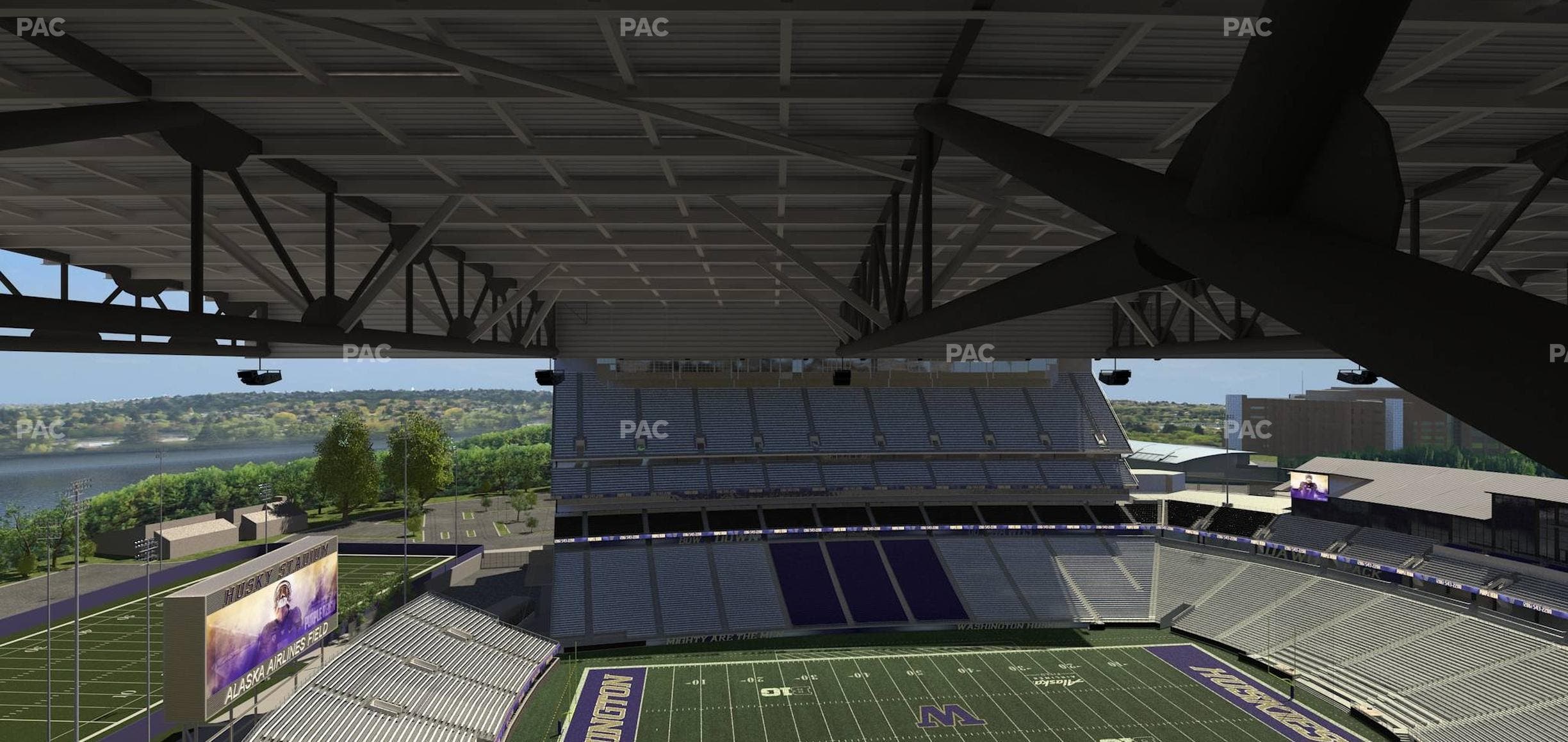 Husky Stadium - Section 331 Seat View