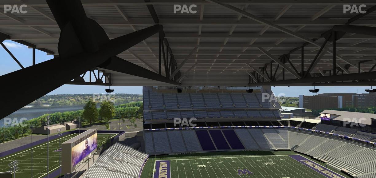 Husky Stadium - Section 332 Seat View
