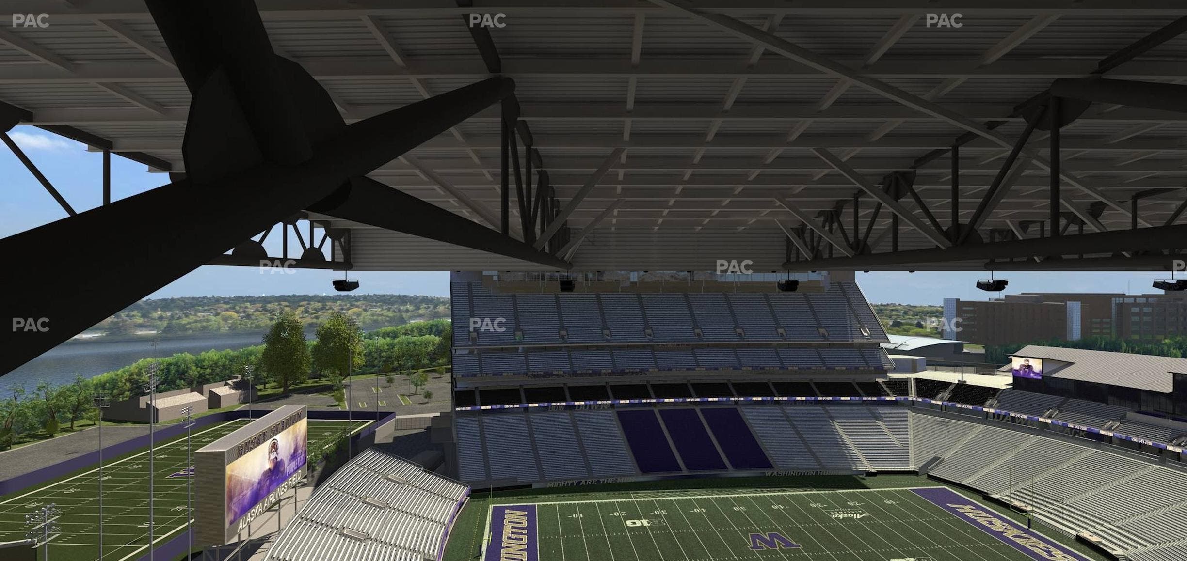 Husky Stadium - Section 332 Seat View