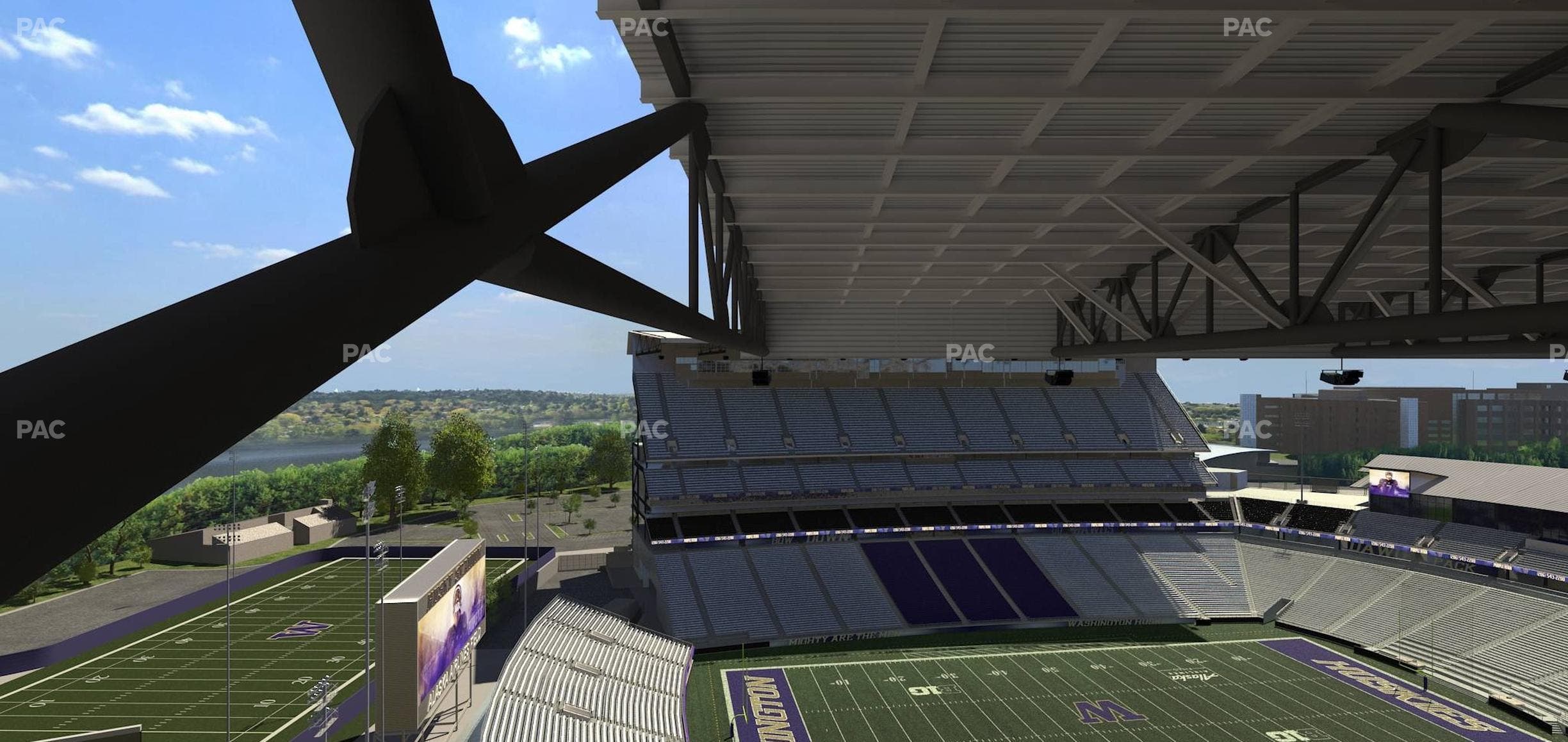 Husky Stadium - Section 333 Seat View