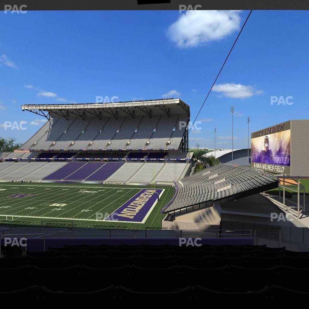 Husky Stadium - Section Club Husky 201 Seat View