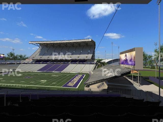 Husky Stadium - Section Club Husky 201 Seat View