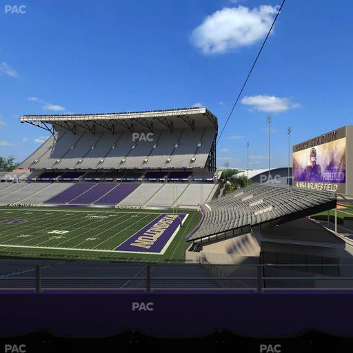 Husky Stadium - Section Club Husky 201 Seat View