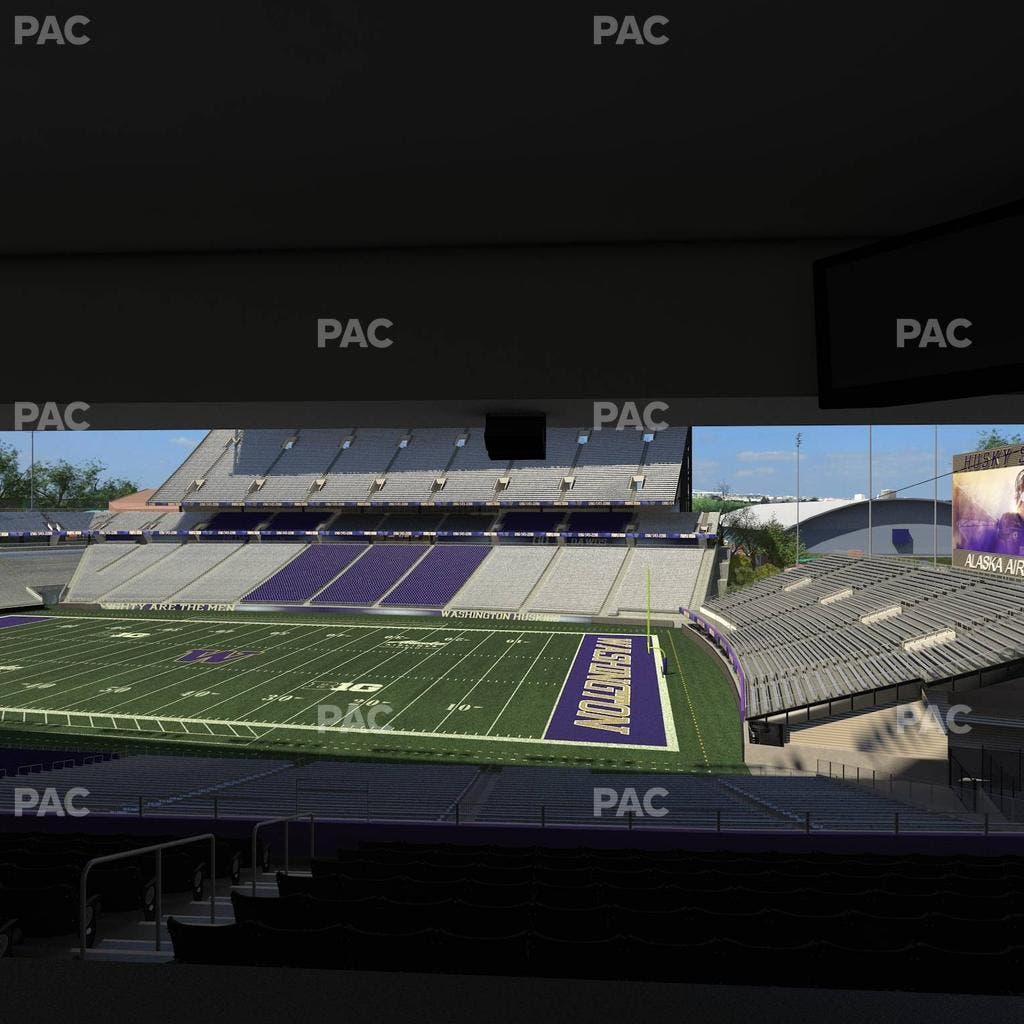 Husky Stadium - Section Club Husky 202 Seat View