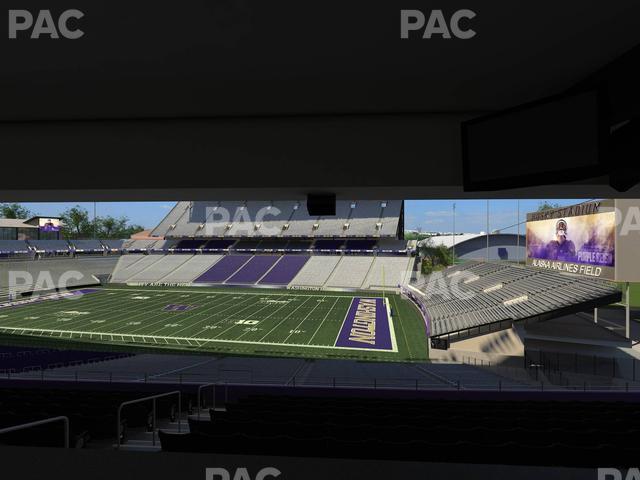 Husky Stadium - Section Club Husky 202 Seat View