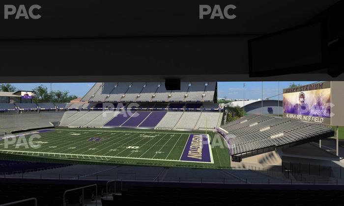 Husky Stadium - Section Club Husky 202 Seat View