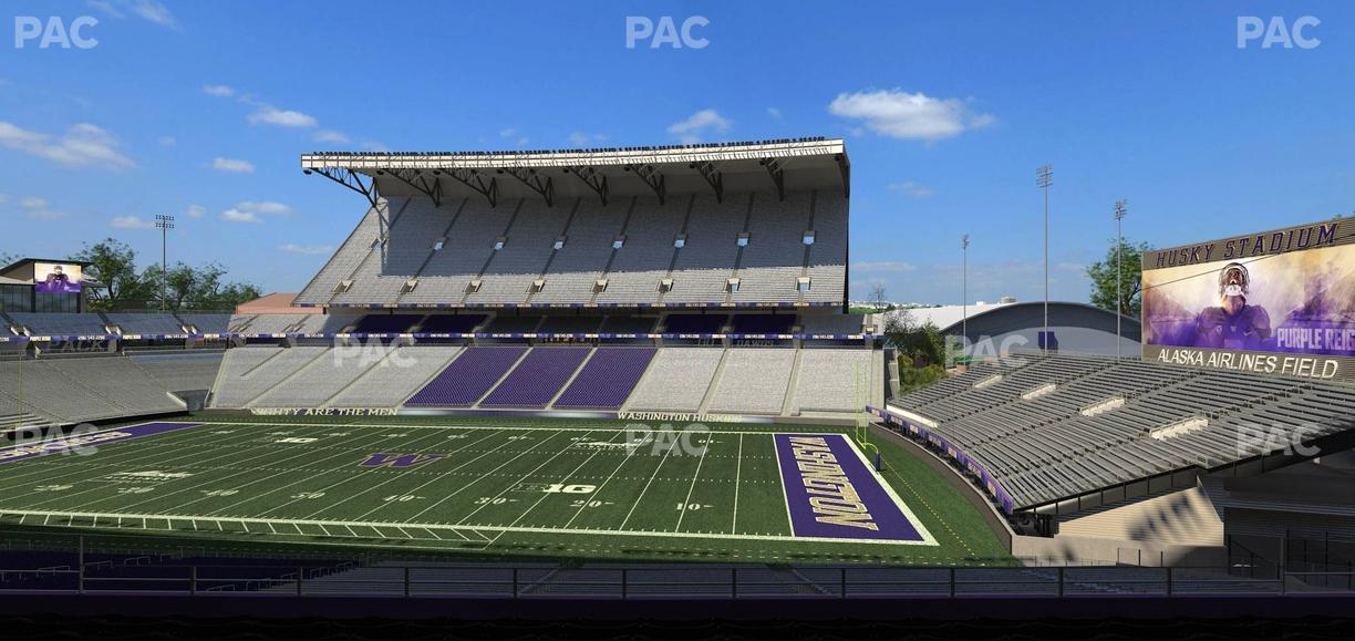 Husky Stadium - Section Club Husky 203 Seat View