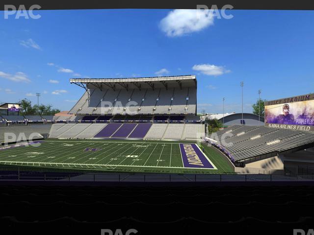 Husky Stadium - Section Club Husky 203 Seat View