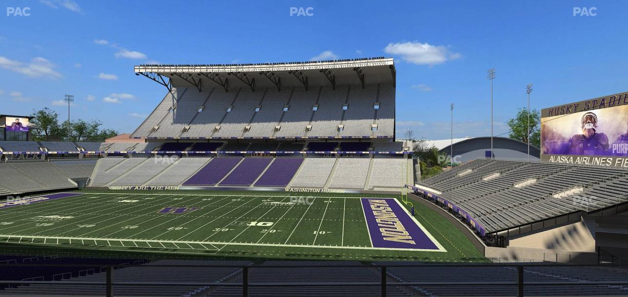 Husky Stadium - Section Club Husky 203 Seat View