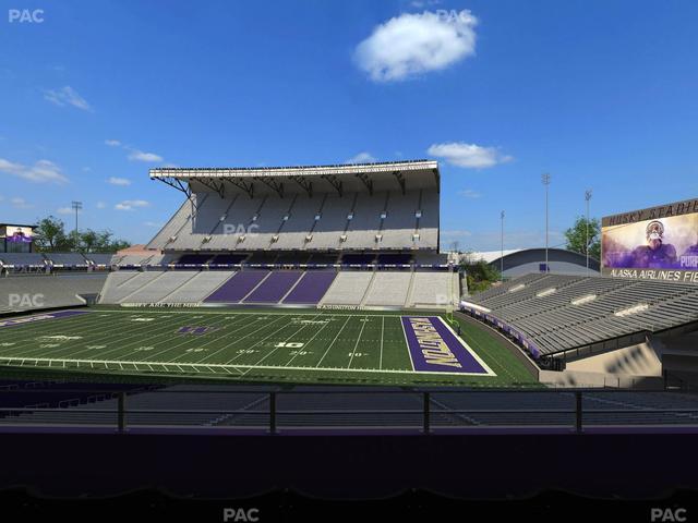 Husky Stadium - Section Club Husky 203 Seat View