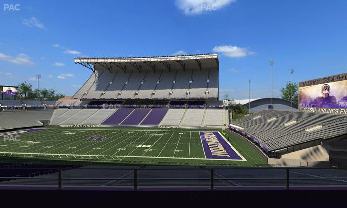 Husky Stadium - Section Club Husky 203 Seat View