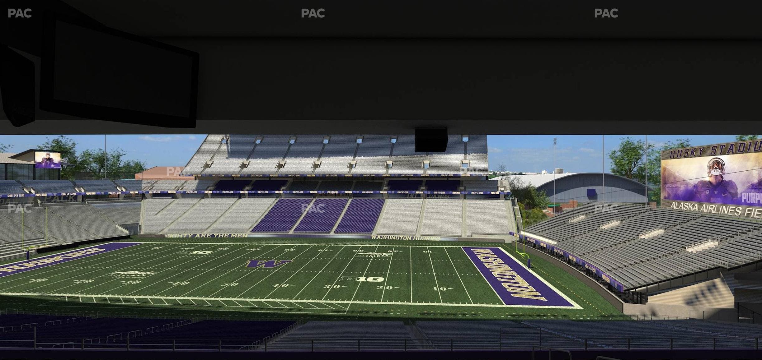 Husky Stadium - Section Club Husky 204 Seat View