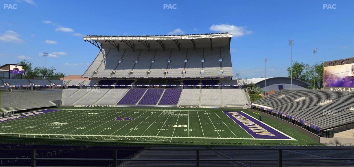 Husky Stadium - Section Club Husky 204 Seat View