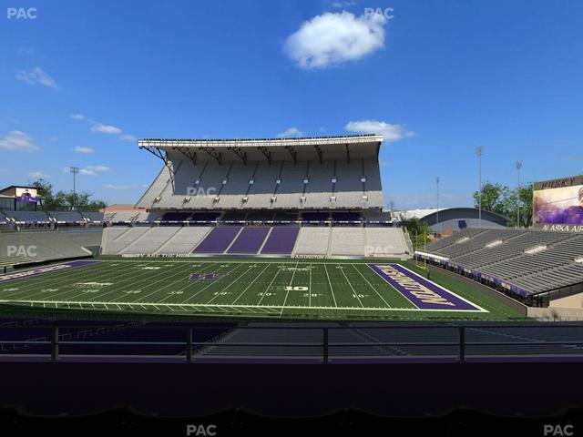 Husky Stadium - Section Club Husky 204 Seat View