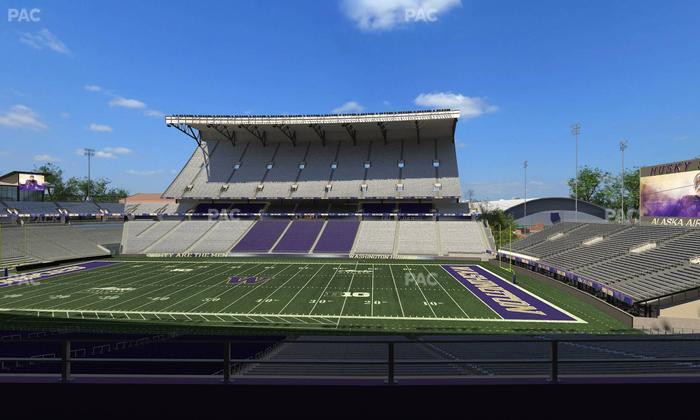 Husky Stadium - Section Club Husky 204 Seat View