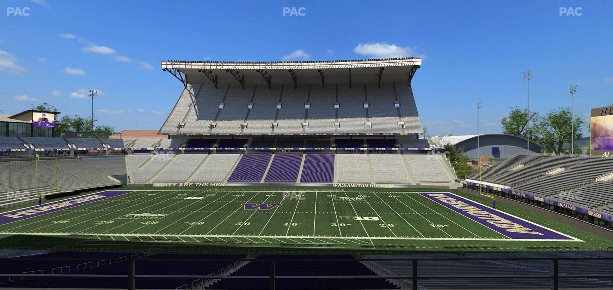 Husky Stadium - Section Club Husky 205 Seat View