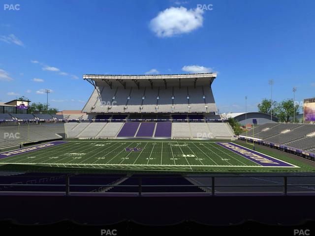 Husky Stadium - Section Club Husky 205 Seat View