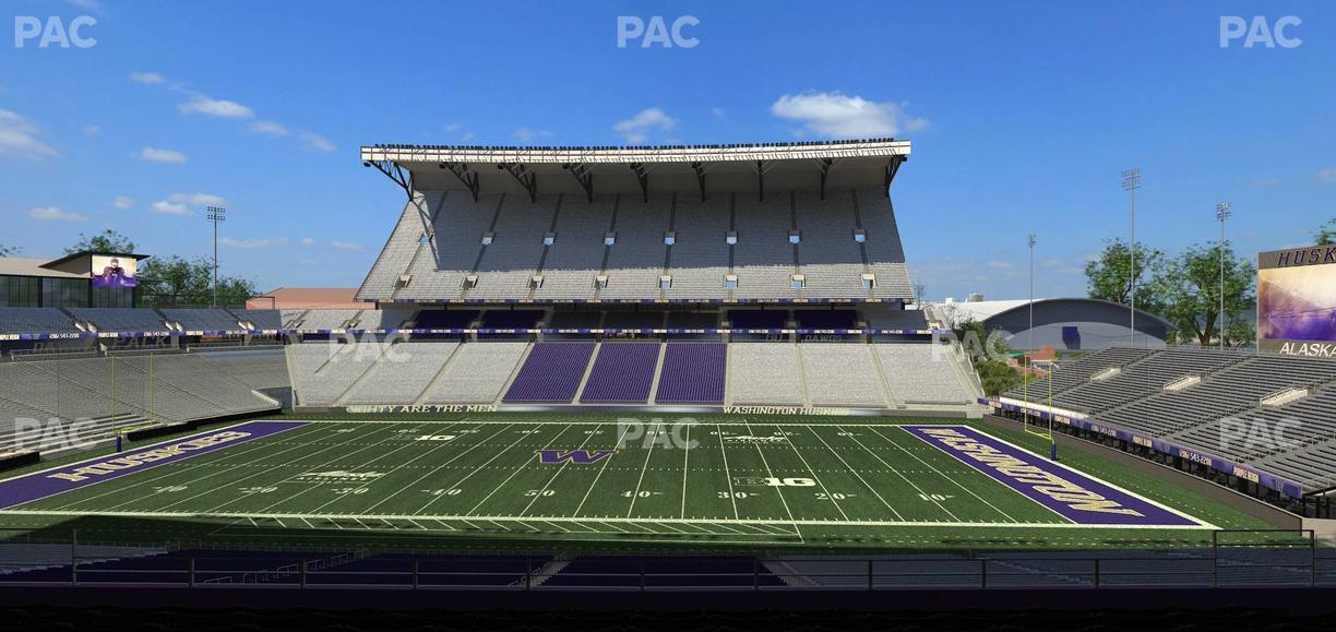 Husky Stadium - Section Club Husky 205 Seat View