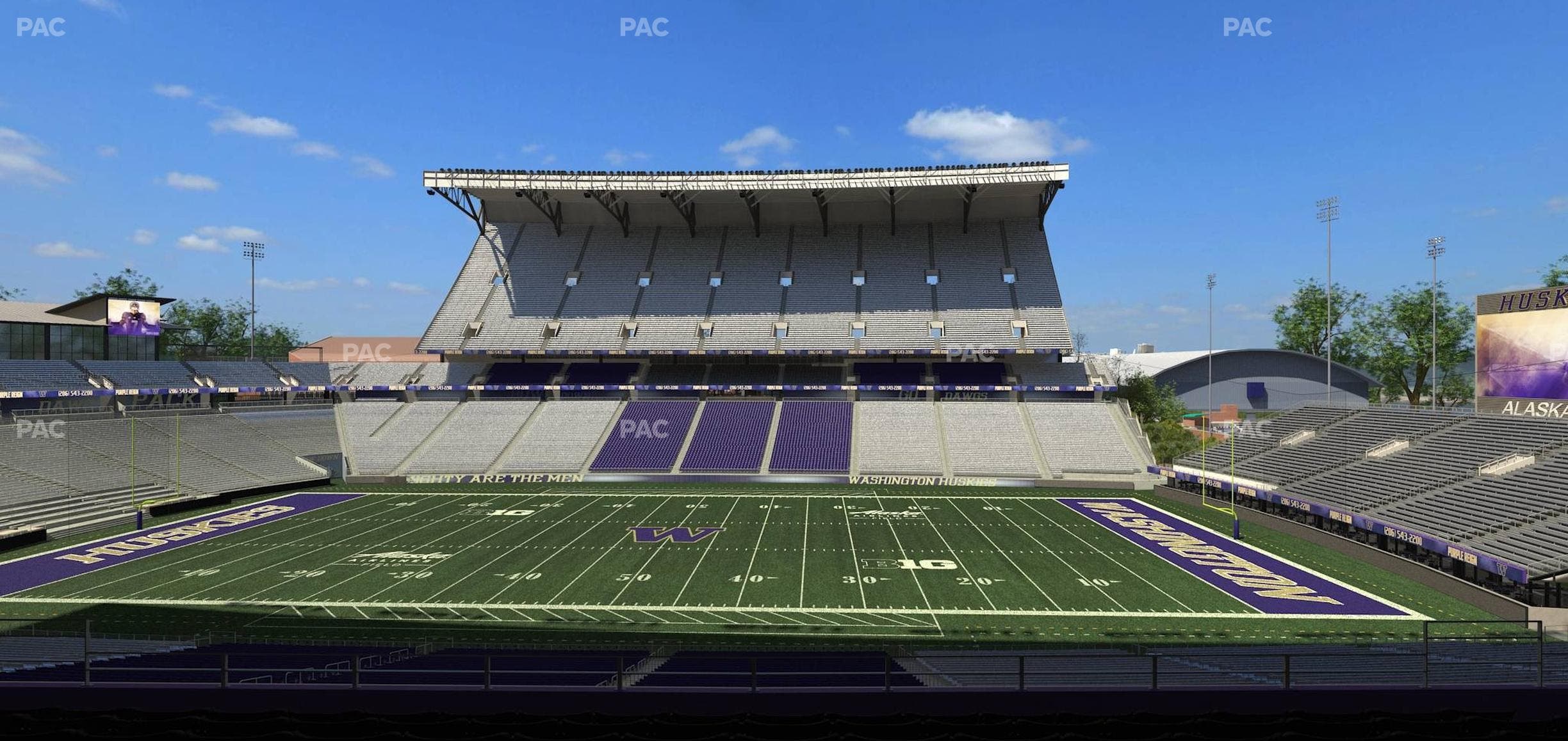 Husky Stadium - Section Club Husky 205 Seat View