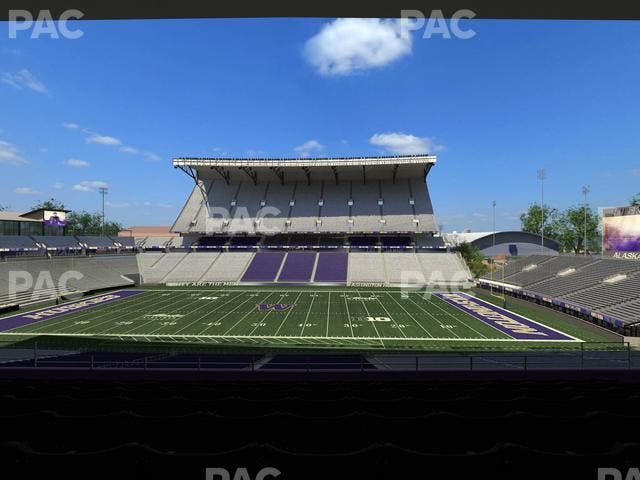 Husky Stadium - Section Club Husky 205 Seat View