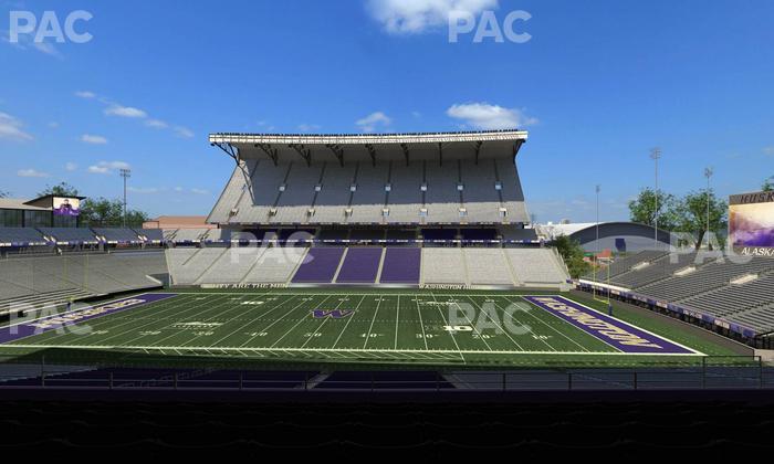 Husky Stadium - Section Club Husky 205 Seat View