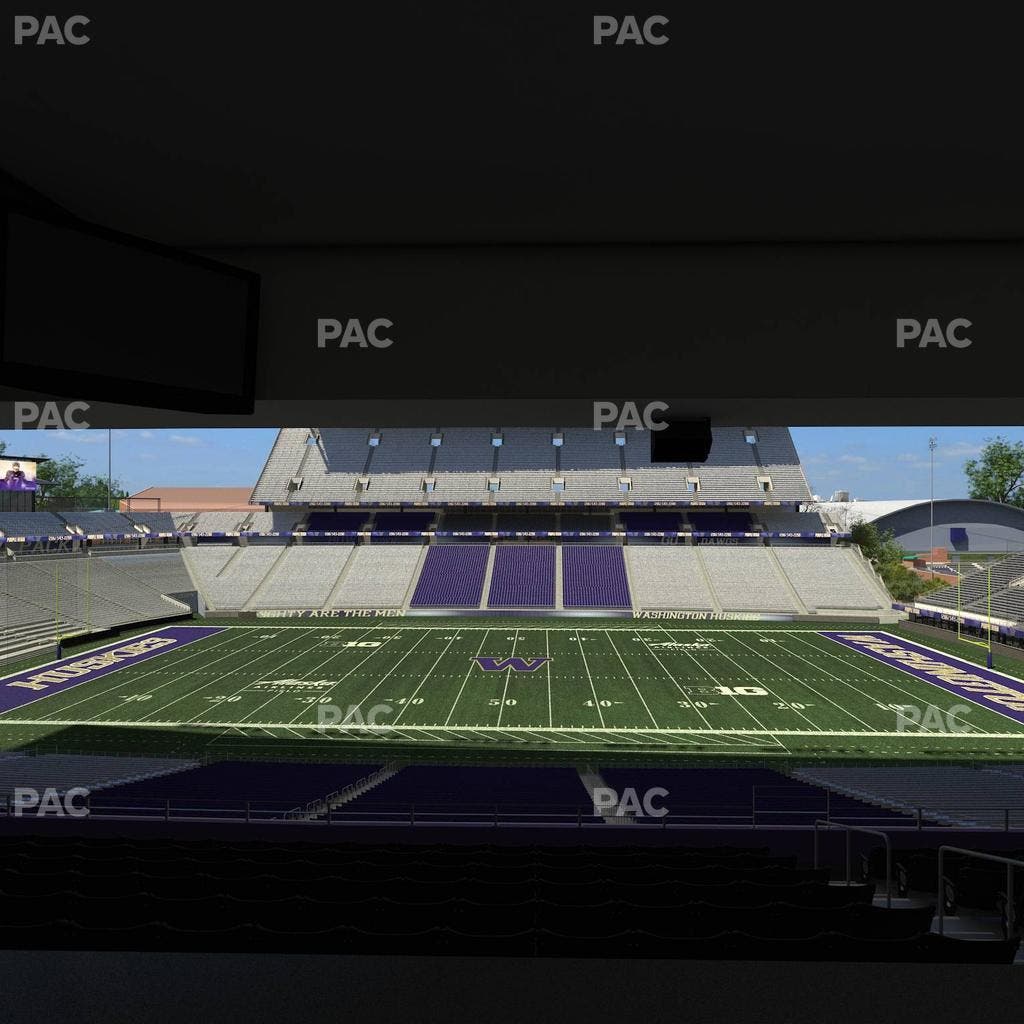 Husky Stadium - Section Club Husky 206 Seat View