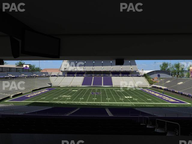 Husky Stadium - Section Club Husky 206 Seat View