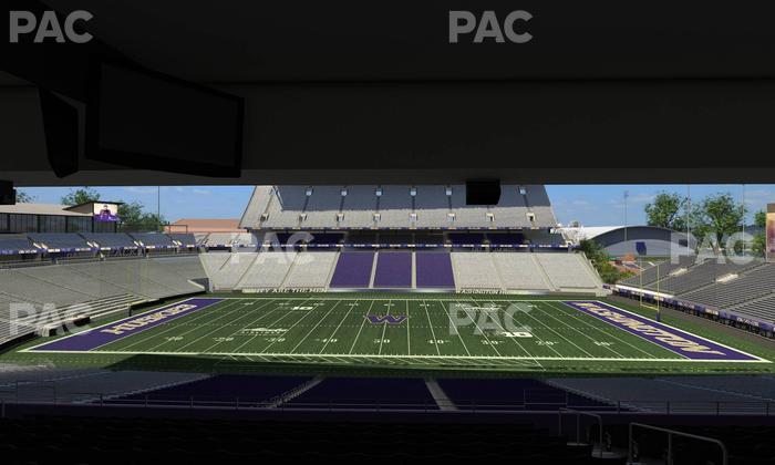 Husky Stadium - Section Club Husky 206 Seat View