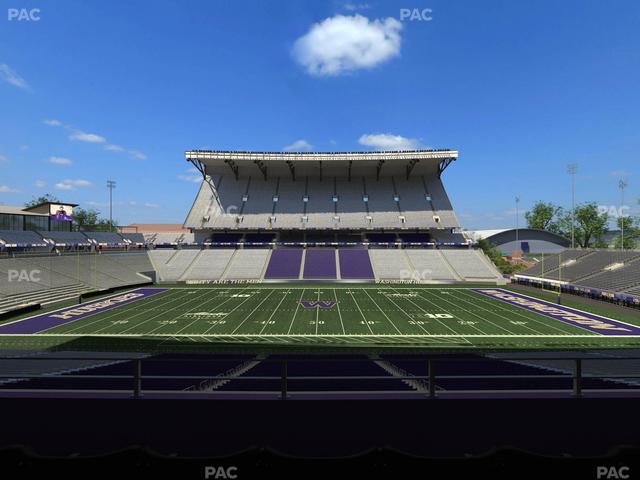 Husky Stadium - Section Club Husky 206 Seat View