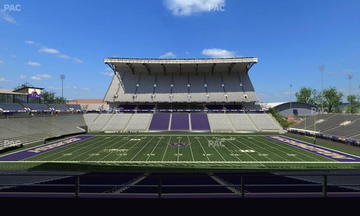 Husky Stadium - Section Club Husky 206 Seat View