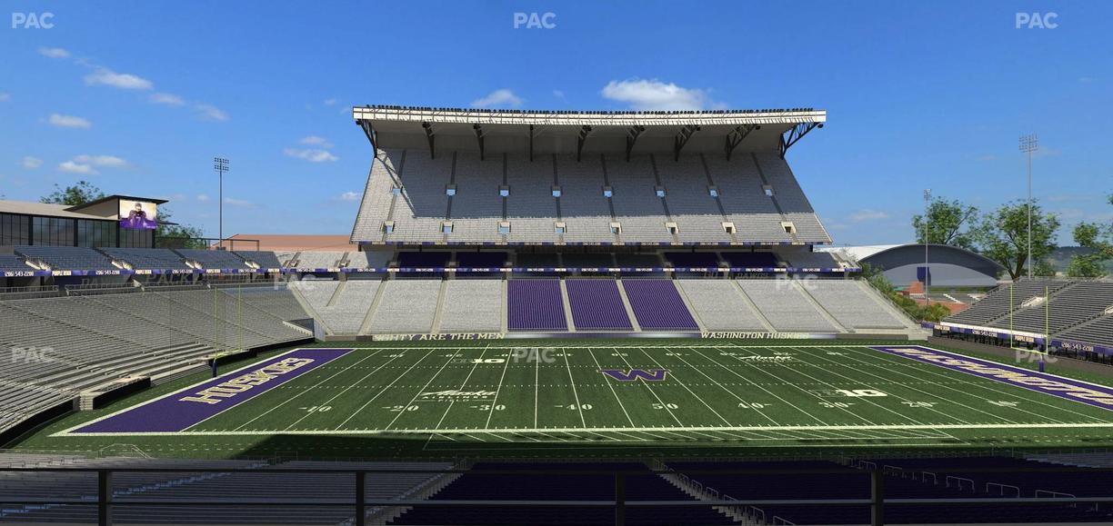 Husky Stadium - Section Club Husky 207 Seat View
