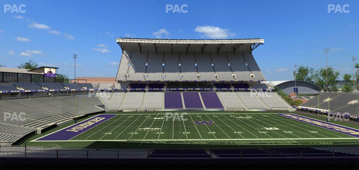 Husky Stadium - Section Club Husky 207 Seat View