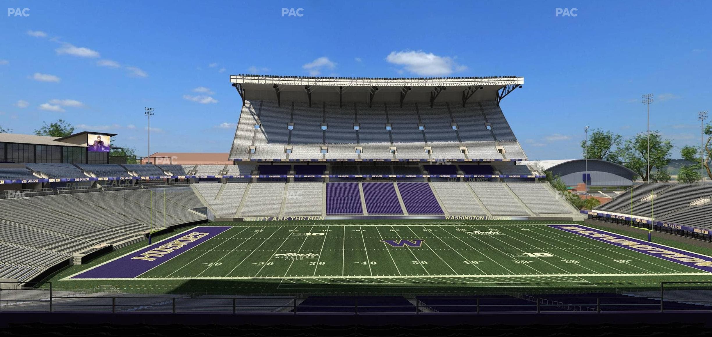 Husky Stadium - Section Club Husky 207 Seat View
