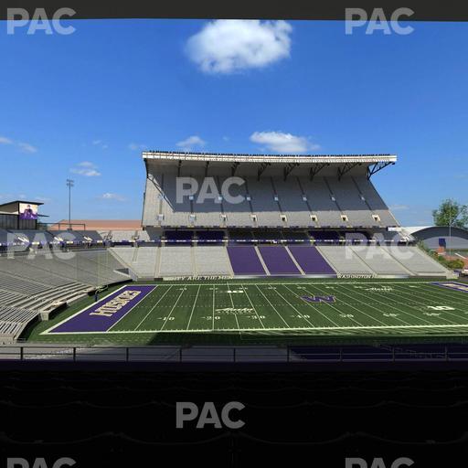 Husky Stadium - Section Club Husky 208 Seat View