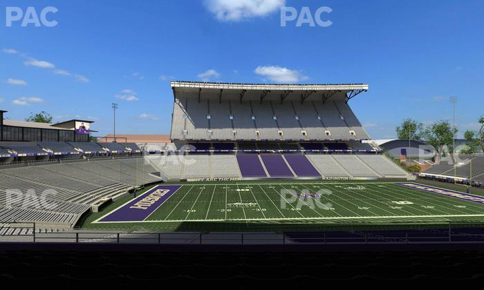 Husky Stadium - Section Club Husky 208 Seat View