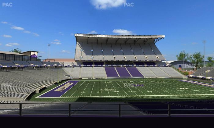 Husky Stadium - Section Club Husky 208 Seat View