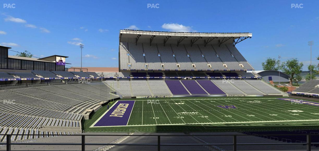 Husky Stadium - Section Club Husky 209 Seat View
