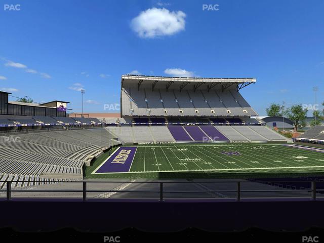 Husky Stadium - Section Club Husky 209 Seat View