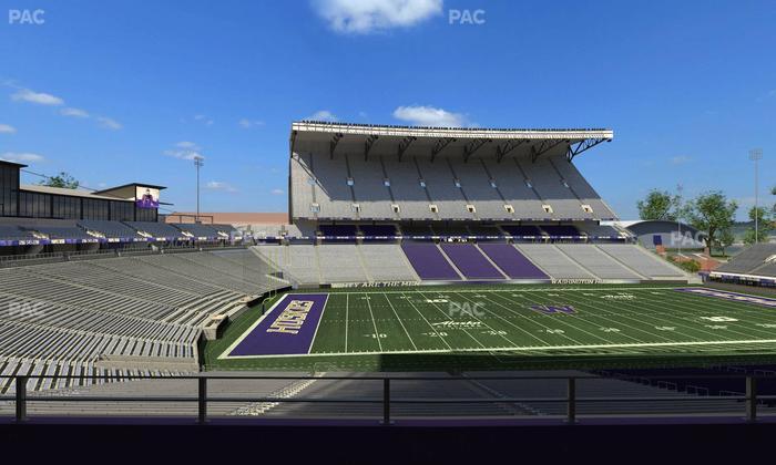 Husky Stadium - Section Club Husky 209 Seat View