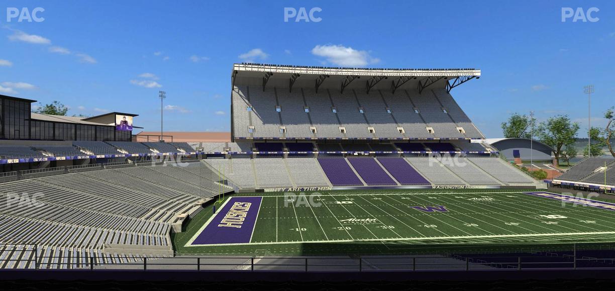Husky Stadium - Section Club Husky 209 Seat View