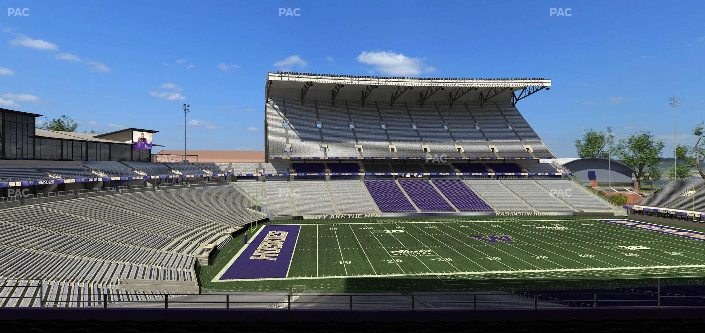 Husky Stadium - Section Club Husky 209 Seat View