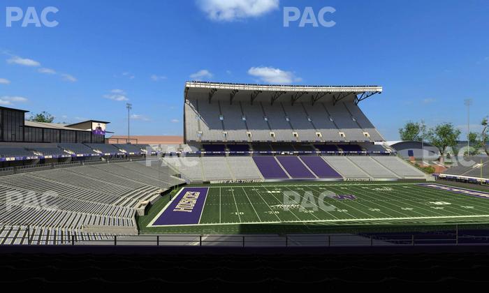 Husky Stadium - Section Club Husky 209 Seat View
