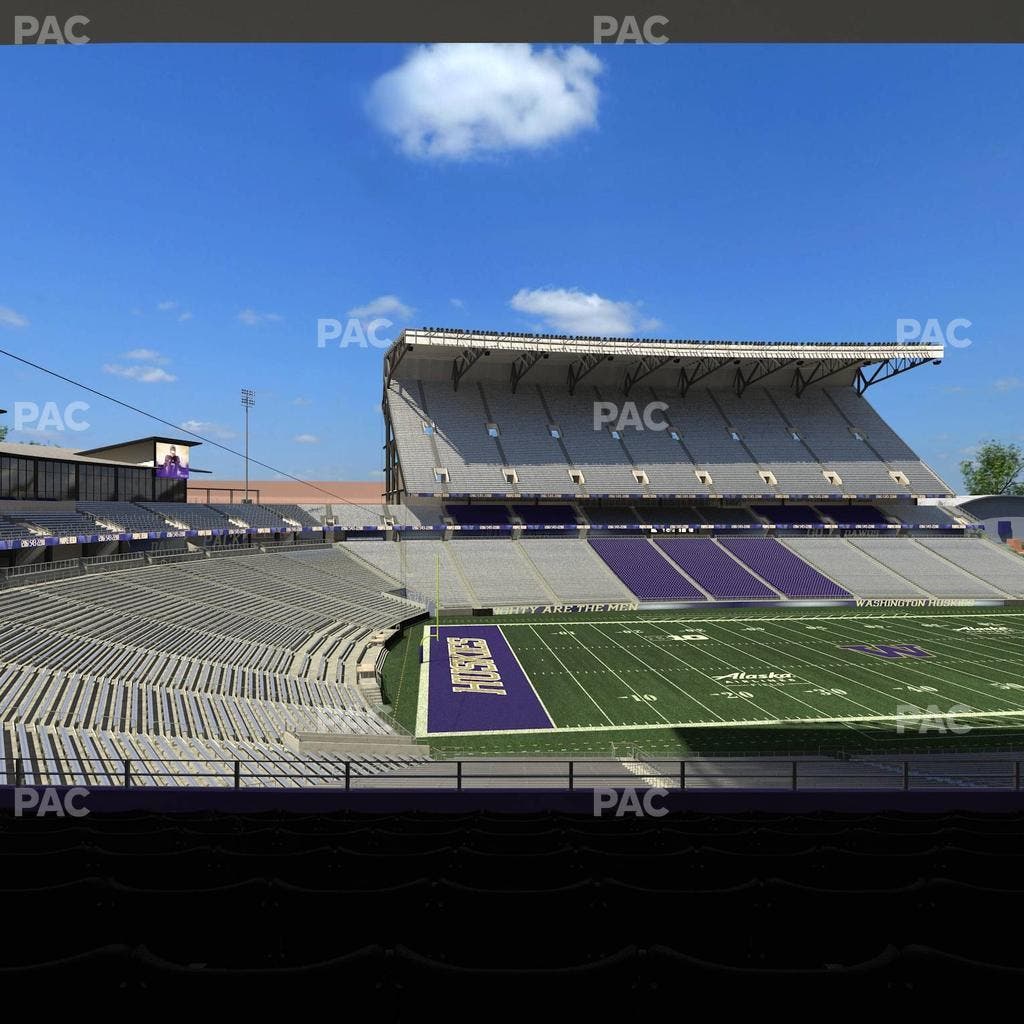 Husky Stadium - Section Club Husky 210 Seat View