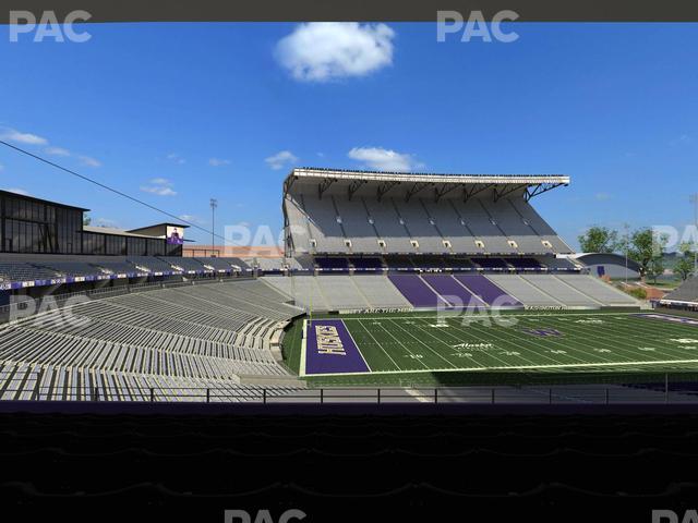 Husky Stadium - Section Club Husky 210 Seat View