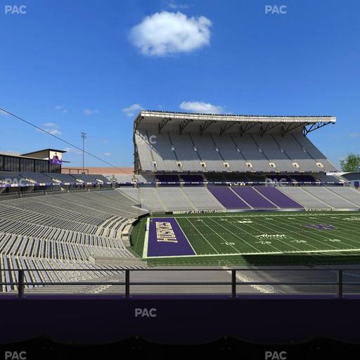 Husky Stadium - Section Club Husky 210 Seat View