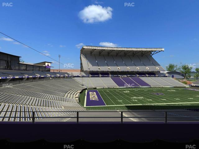 Husky Stadium - Section Club Husky 210 Seat View