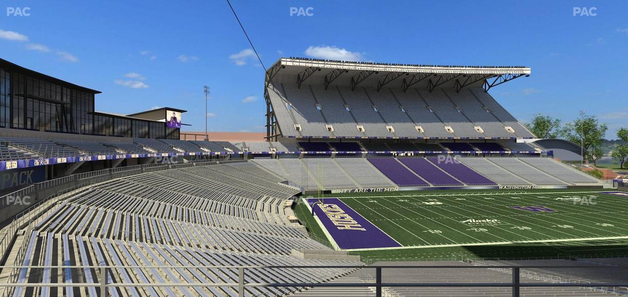 Husky Stadium - Section Club Husky 211 Seat View