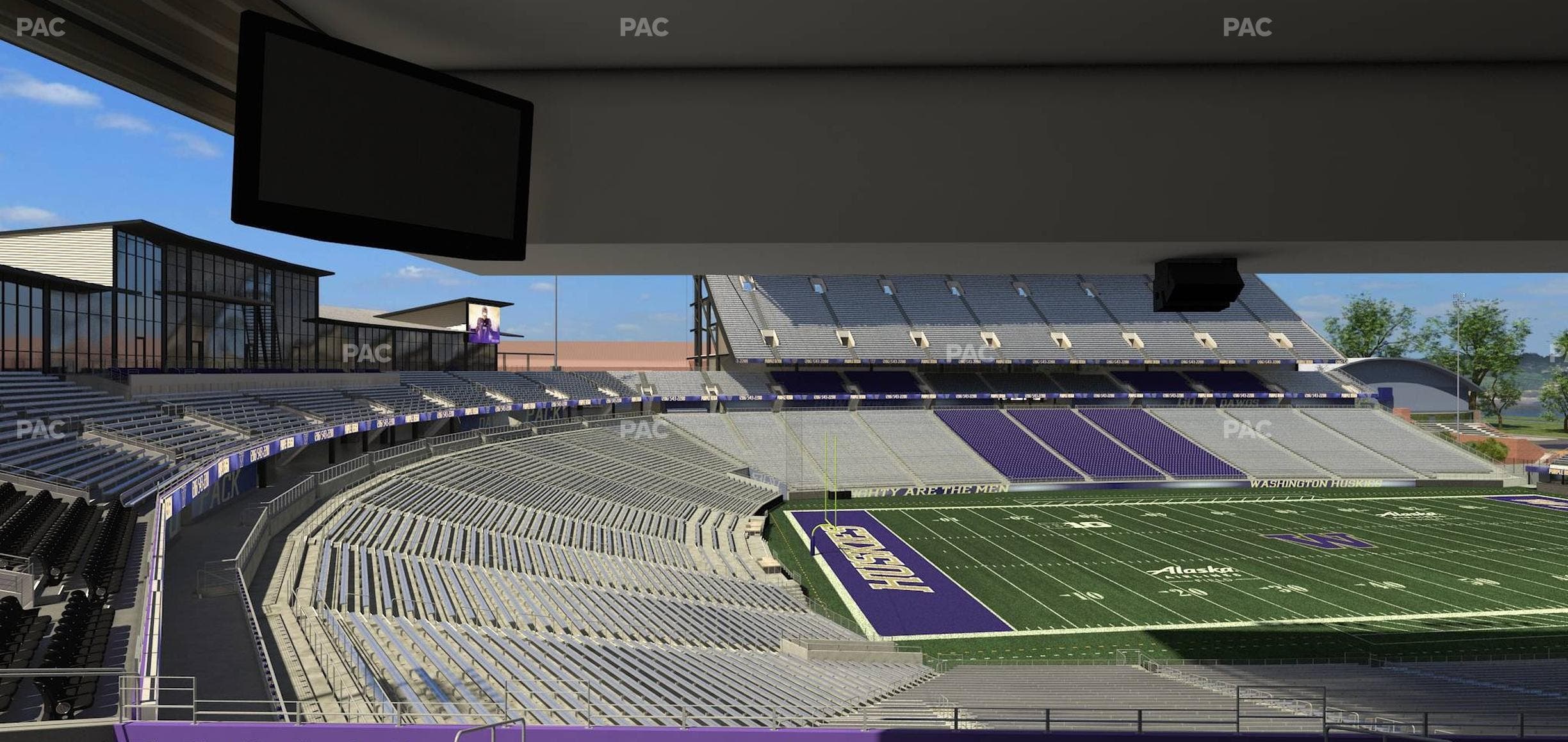 Husky Stadium - Section Club Husky 211 Seat View